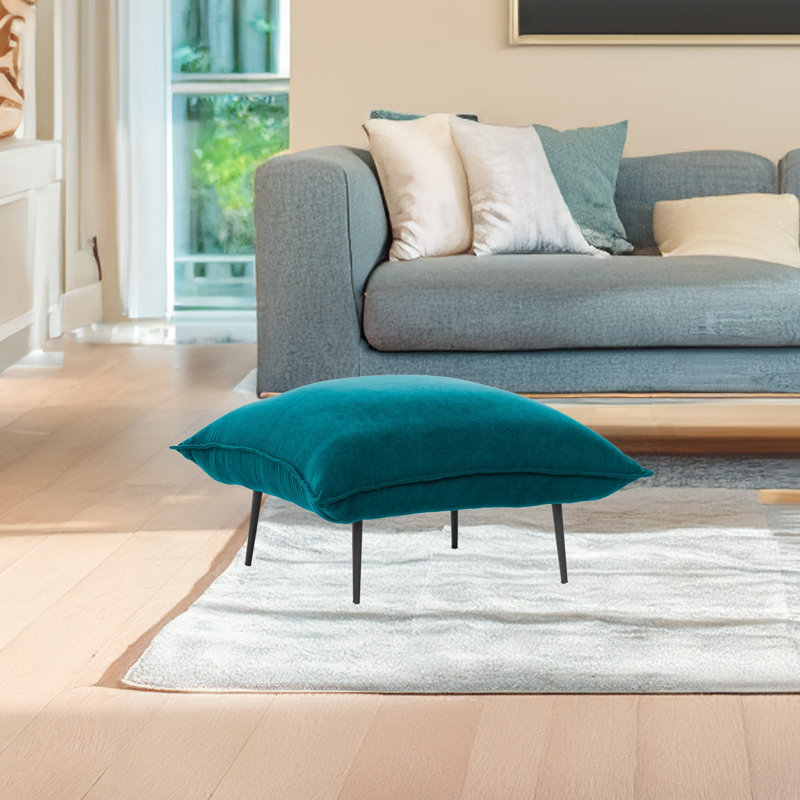 Image showcasing Corrigan Studio® Metal Frame Novelty Ottoman | Wayfair